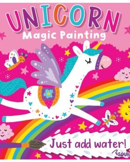 Unicorn & Dinosaur Magic Painting Book, 20x20cm