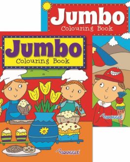 Jumbo Colouring Book 3 & 4