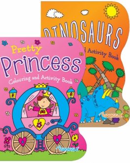 Colouring Book 1 & 2 (Dinosaurs & Princesses)