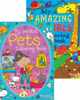 Amazing Animals & Pets Colouring Books