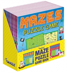 Mazes Puzzle Book 1 & 2, 21x21cm