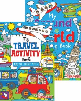 Around the World & My Travel, Colouring & Activity book