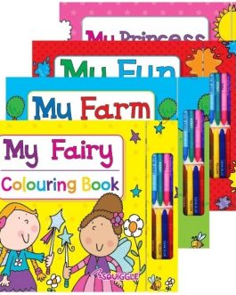 My Colouring Books with Crayons