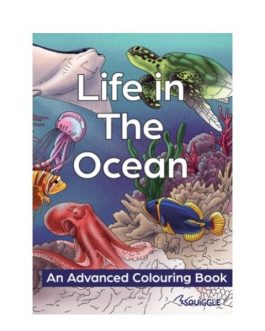 Life in The Ocean, Advanced Colouring Book