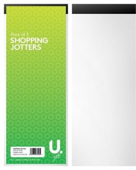 Shopping Jotter 3″x8″, 5pk