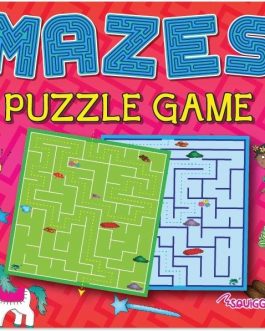 Mazes Puzzle Book 1 & 2, 21x21cm