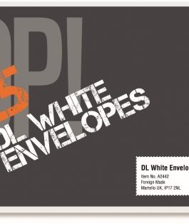 30 DL White Envelopes