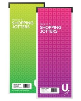 Shopping Jotter 3″x8″, 5pk