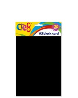 A5 Black Card, 30 sheets