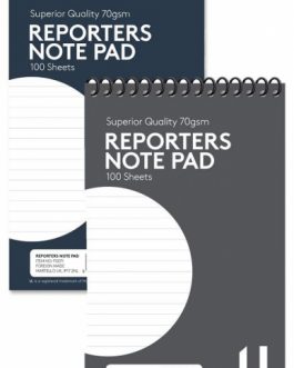 Reporters Note Pad 5″x8″ 70gsm Asst 1