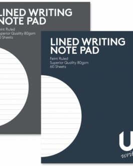 Lined Writing Pad 13.5×17.5cm