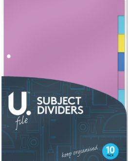 Subject Dividers, 10pk