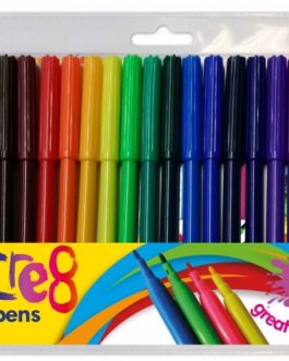 Fibre Pens, 20 Colours
