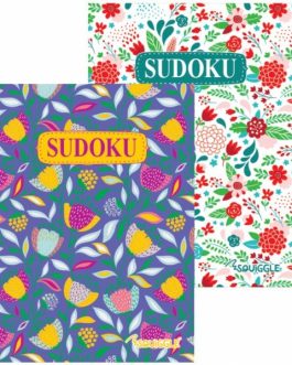 Floral Sudoku, 7″ x 5″ Size