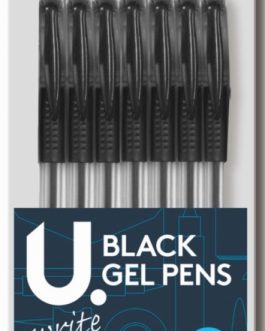 Gel Pens, 7pk Black
