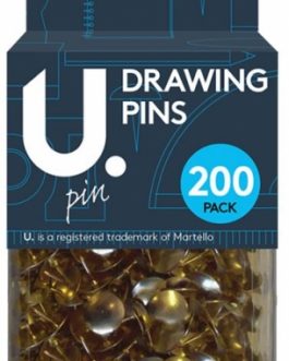 Drawing Pins, 200pk