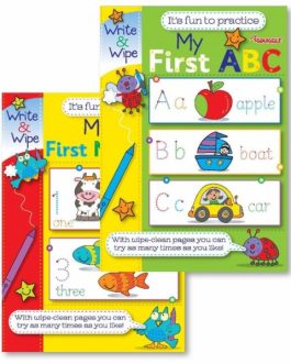 My First Numbers & ABC Write & Wipe Book