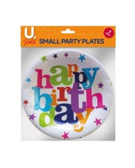 Happy Birthday Small Plates, 7pk