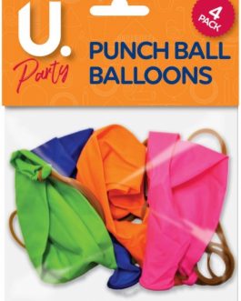 Punch Ball Balloons, 4pk