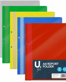 A4 Report Folder, 5pk