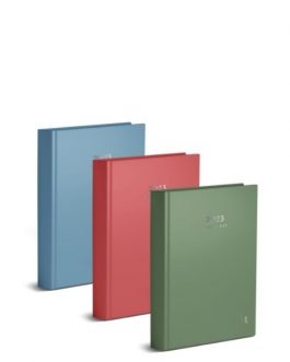 A6 Page a Day Colour Block Diary (Half Page Weekends)