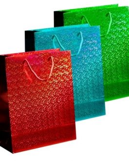 Holographic Bag Extra Large – Red, Green & Blue