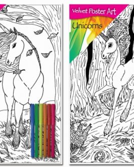 Velvet Poster Art Unicorns 2