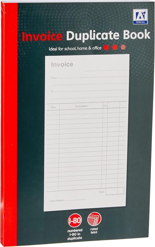 Invoice Duplicate Book 1-80 pages