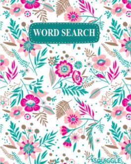 Floral Wordsearch & Sudoku Puzzle Books – Pack of 4 – Pocket Sized