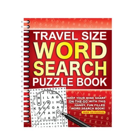 Youngland® Travel Size Word Search Books Pack of 4 – Spiral Bound | Perfect for On-the-Go Fun - Image 3