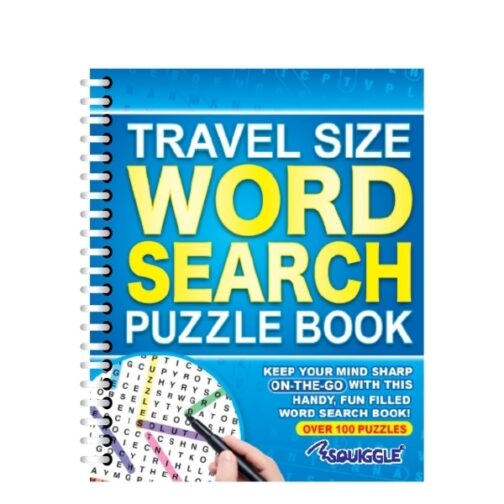 Youngland® Travel Size Word Search Books Pack of 4 – Spiral Bound | Perfect for On-the-Go Fun - Image 4