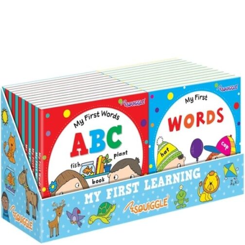 Youngland® Early Learning Board Books – Pack of 4 Assorted Themes | ABC, 123, My First Words & Opposites - Image 5