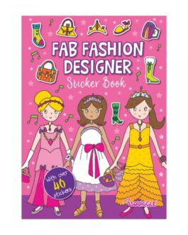 Fashion Sticker Books & My Fun Sticker Activity Book – Pack of 4 – Perfect Sticker Books for Adults