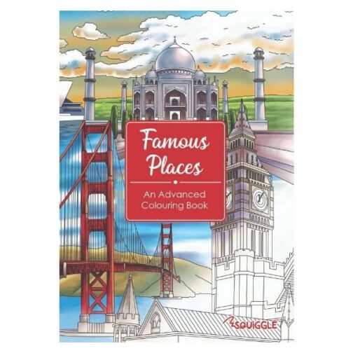 Youngland® Famous Places Colouring Books Pack of 2 – London & Global Landmarks - Image 3