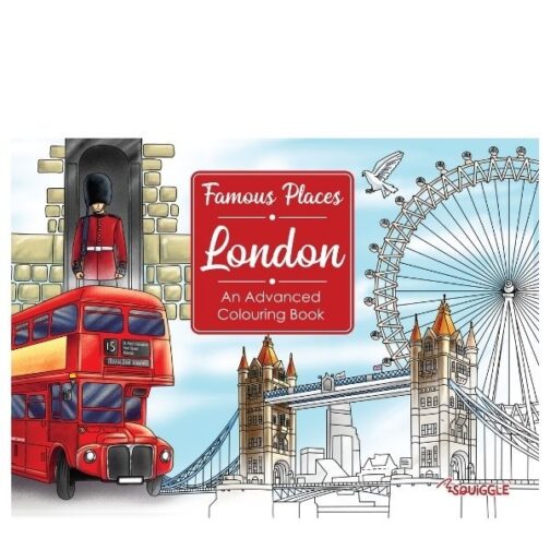 Youngland® Famous Places Colouring Books Pack of 2 – London & Global Landmarks - Image 2