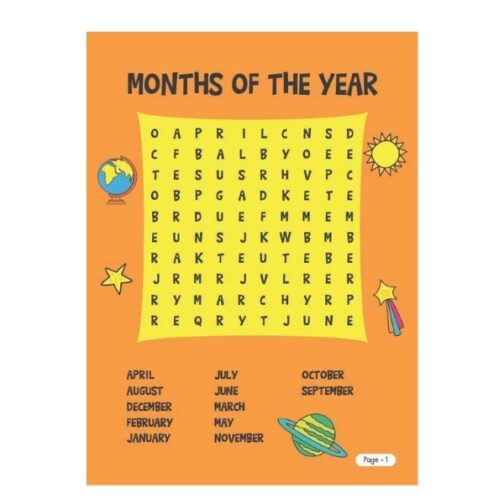 Youngland® Kids Word Search & Picture Crossword Puzzle Book Set – Pack of 4 - Image 6