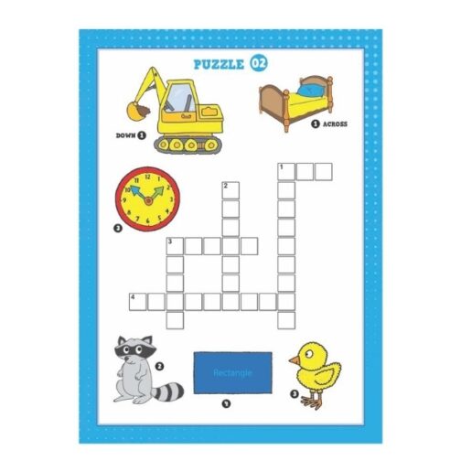 Youngland® Kids Word Search & Picture Crossword Puzzle Book Set – Pack of 4 - Image 9