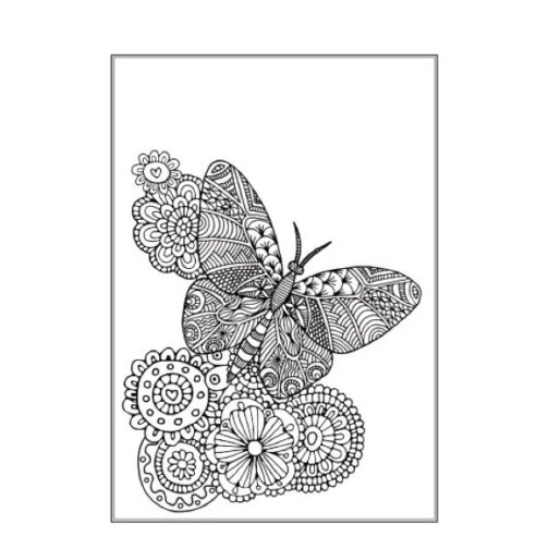 Youngland® Anti-Stress Colouring Books Pack of 4 – Butterflies, Birds, Animals & Underwater - Image 6