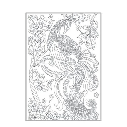 Youngland® Anti-Stress Colouring Books Pack of 4 – Butterflies, Birds, Animals & Underwater - Image 7