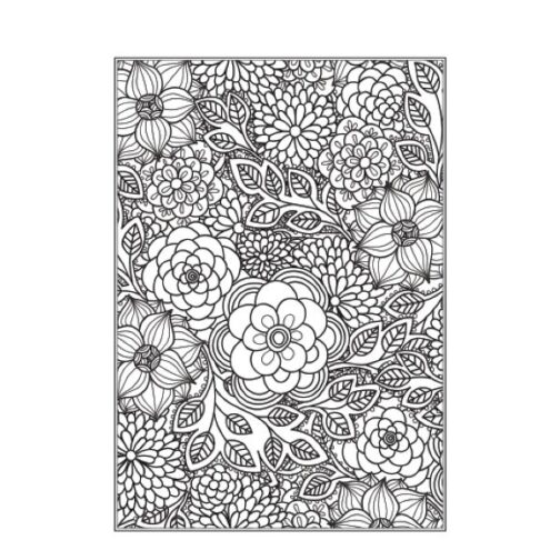 Youngland® Anti-Stress Colouring Books Pack of 4 – Zen Doodle, Mindfulness, Floral, Pattern Designs - Image 7