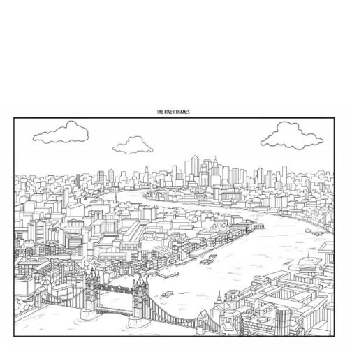 Youngland® Famous Places Colouring Books Pack of 2 – London & Global Landmarks - Image 6