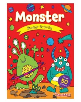 Youngland® My Fun Sticker Activity Books – Pack of 4 – Pirates, Monsters, Unicorn & Princess