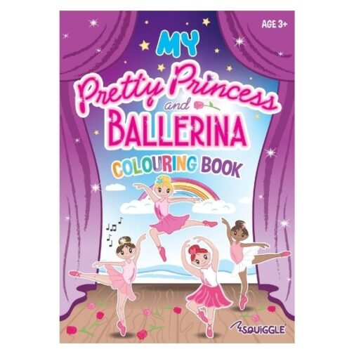 Youngland® Pack of 2 Coloring Books - My Magical Mermaid & Pretty Princess Ballerina - Image 3