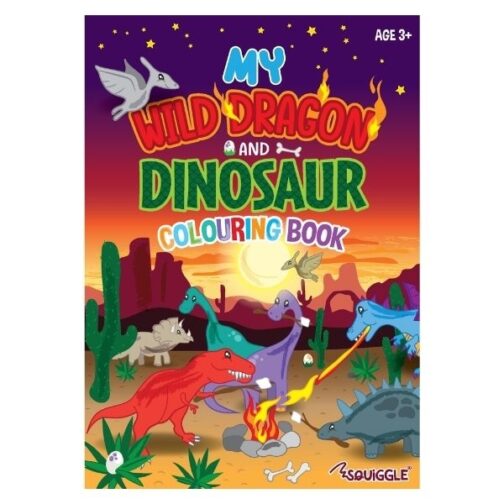 Youngland® Coloring Books – Pack of 3 – Woodland Friends, Wild Dragon & Dinosaur, Pirate Adventure - Image 3