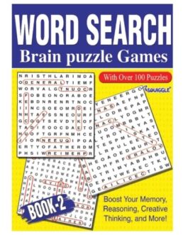 Youngland® Word Search Books Pack of 4 – Fun Puzzles for All Ages