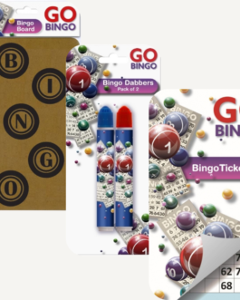 Youngland® Bingo Board, Bingo Dabbers (2 pack), & Bingo Tickets – Fun-Filled Gaming Set