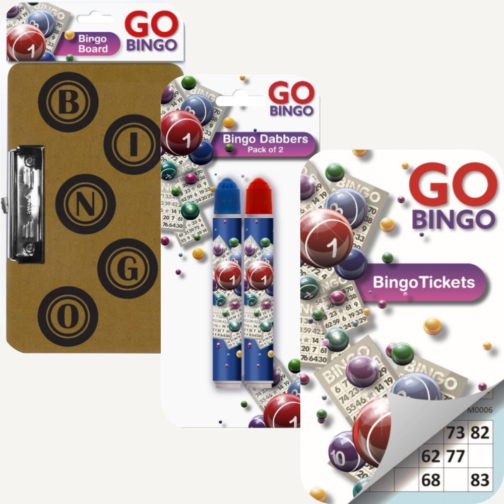 Youngland® Bingo Board, Bingo Dabbers (2 pack), & Bingo Tickets – Fun-Filled Gaming Set