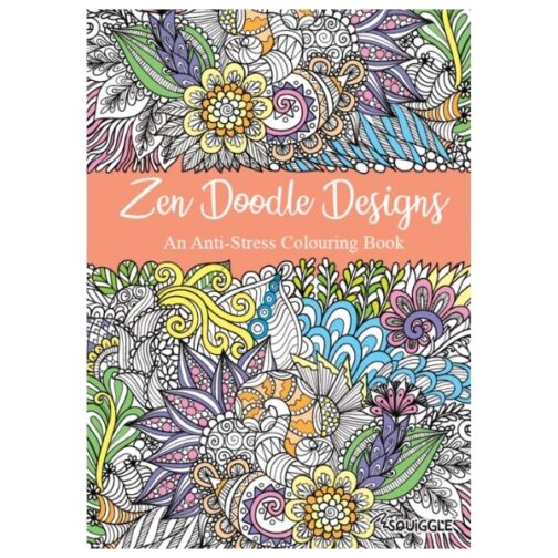 Youngland® Anti-Stress Colouring Books Pack of 4 – Zen Doodle, Mindfulness, Floral, Pattern Designs - Image 5